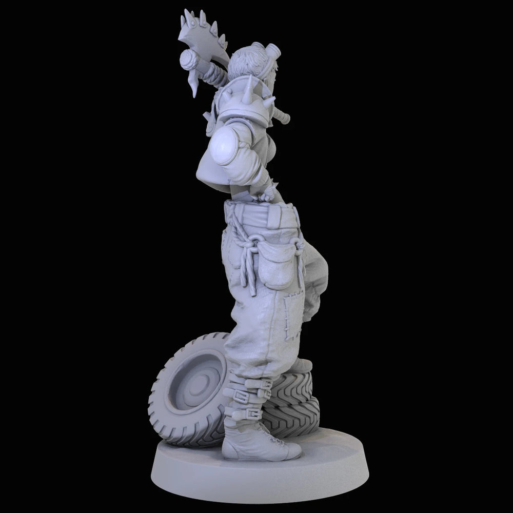 1/12 Fantasy Winged Female, Resin Model Figure Kit, Unassembled and Unpainted