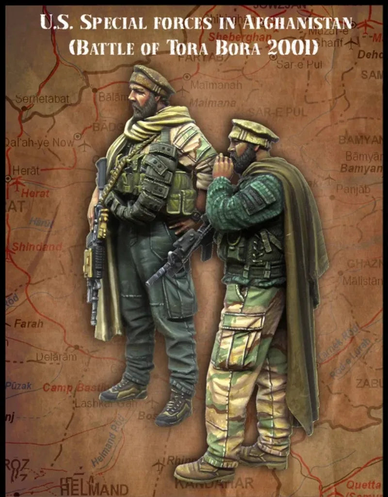 1/35 Modern US Special Forces Afghanistan, 6 Figures, Resin Model Figure Kit, Unassembled and Unpainted