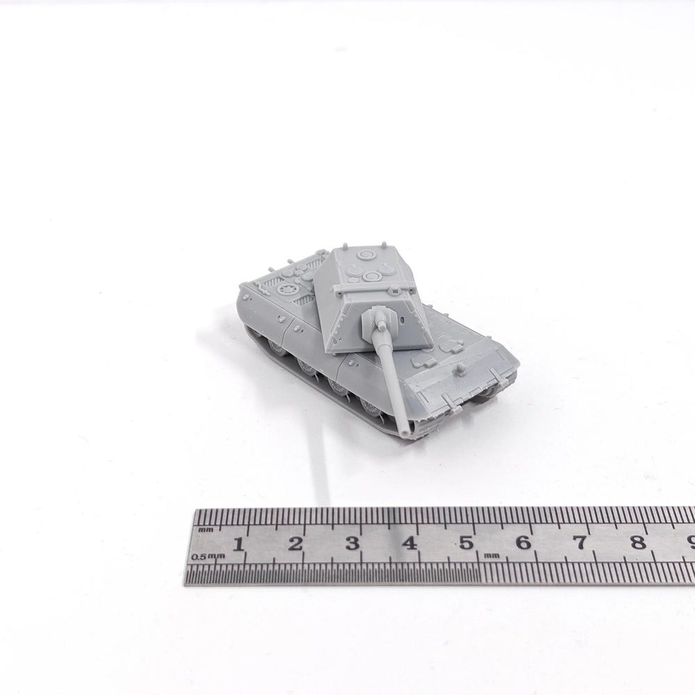 1/144 WWII German E-100 Heavy Tank, Resin Model Vehicle Kit, Unassembled and Unpainted