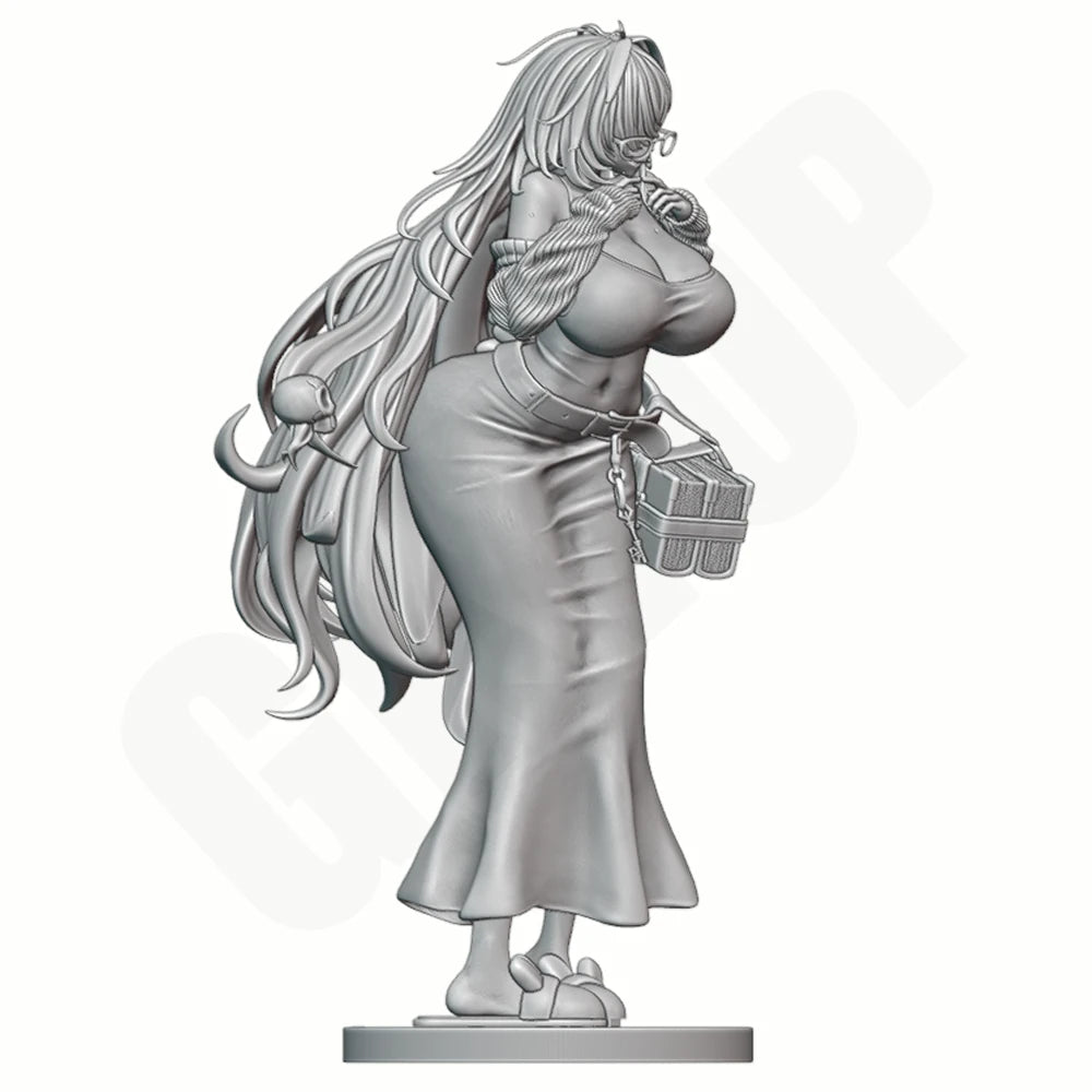 1/24 Witch Girl, Resin Model Figure Kit, Fantasy Theme, Unassembled and Unpainted