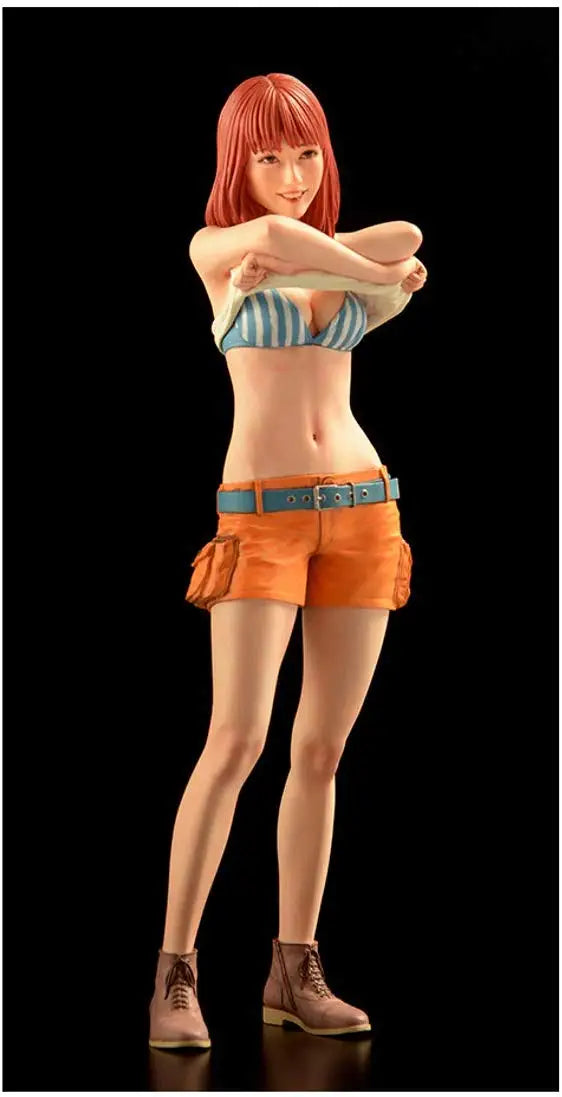 1/12 Miracle Girl Supernova Driver, Resin Model Figure Kit, Anime Theme, Unassembled and Unpainted
