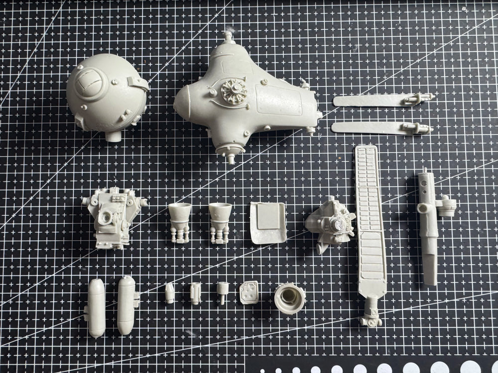 1/20 Ma.K Uhu NS466, Resin Model Vehicle Kit, Sci-Fi Theme, Unassembled and Unpainted