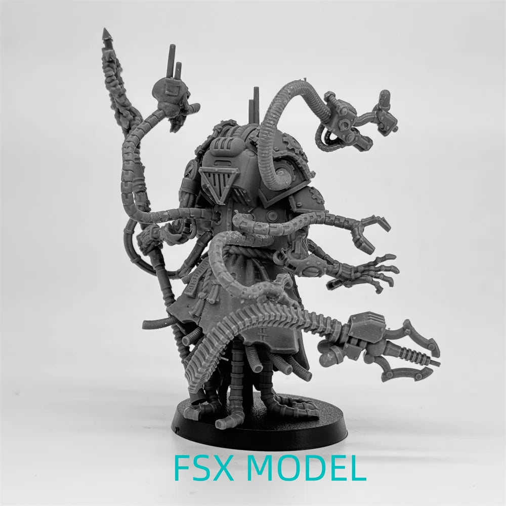 Raticus Priest Chaos Cultist, Resin Model Figure Kit, Fantasy Theme, Unassembled and Unpainted