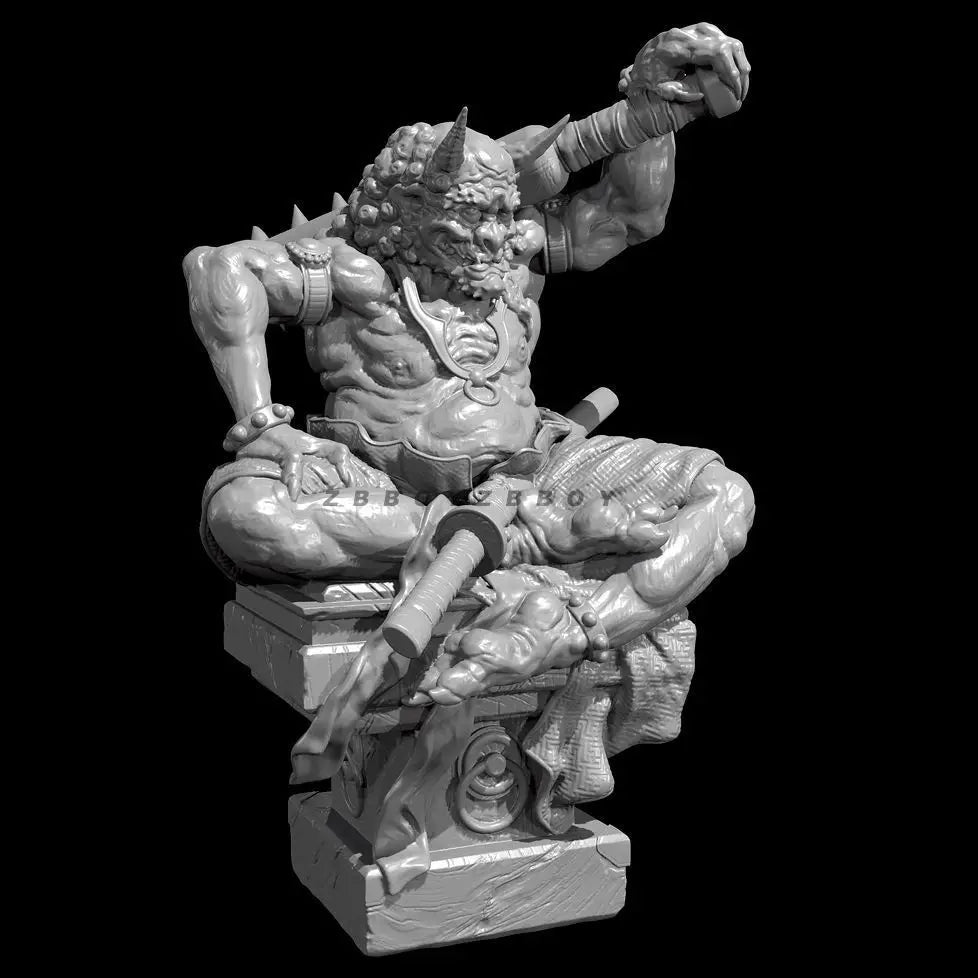 90mm Ancient Mountain God, Resin Model Figure Kit, Unassembled and Unpainted
