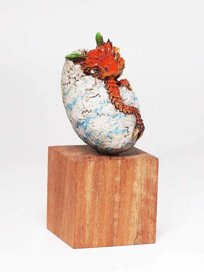 Dragon Hatchling, Resin Model Figure Kit, Fantasy Theme, Unassembled and Unpainted