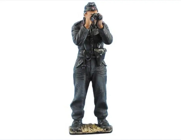 1/35 Modern Female Soldier with Binoculars, Resin Model Figure Kit, Unassembled and Unpainted