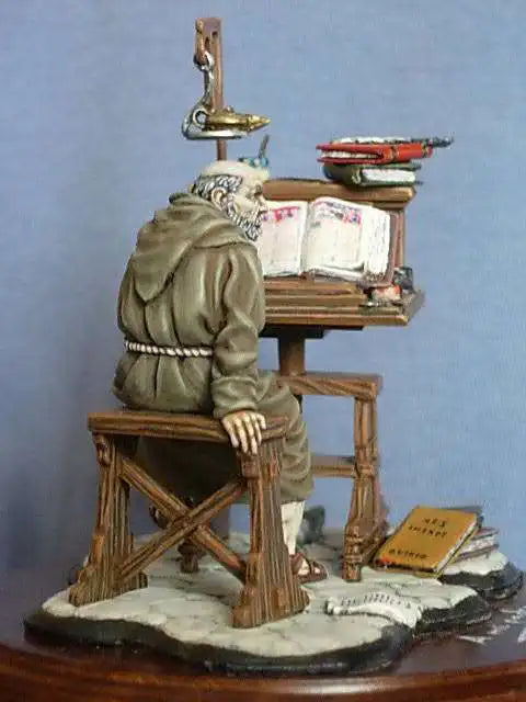 54mm Orcish Demon Monk, Resin Model Figure Kit, Fantasy Theme, Unassembled and Unpainted
