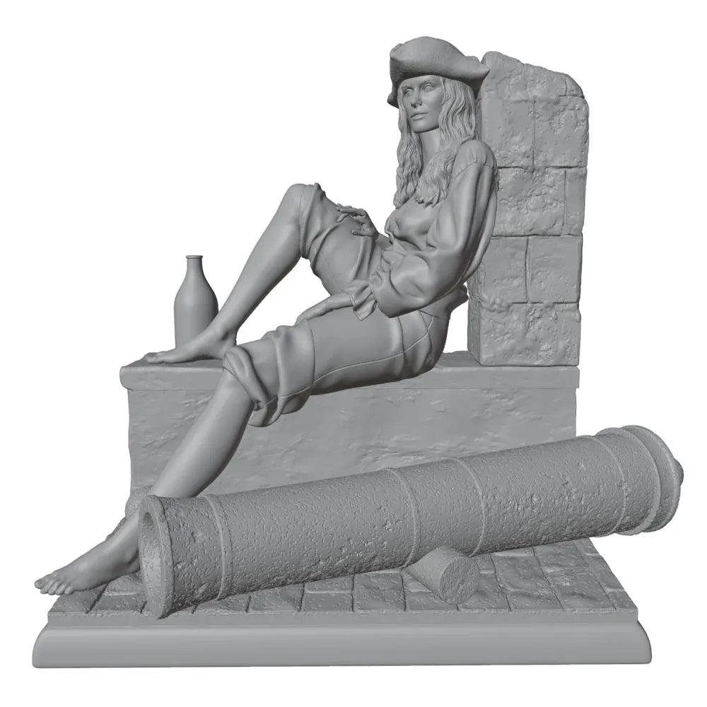1/24 WWI Artillery Girls, 6 Figures, Resin Model Figure Kit, Unassembled and Unpainted