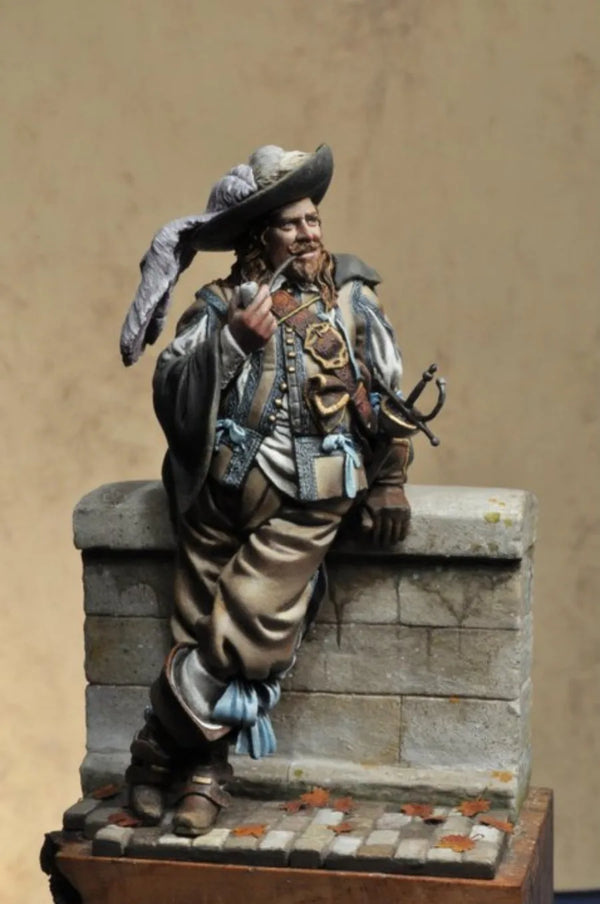 1/24 Napoleonic European Swordsman, Resin Model Figure Kit, Unassembled and Unpainted