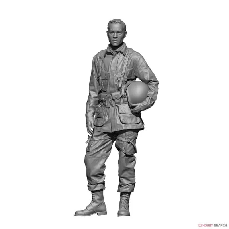 1/35 WWII Allied Paratrooper, Resin Model Figure Kit, Unassembled and Unpainted