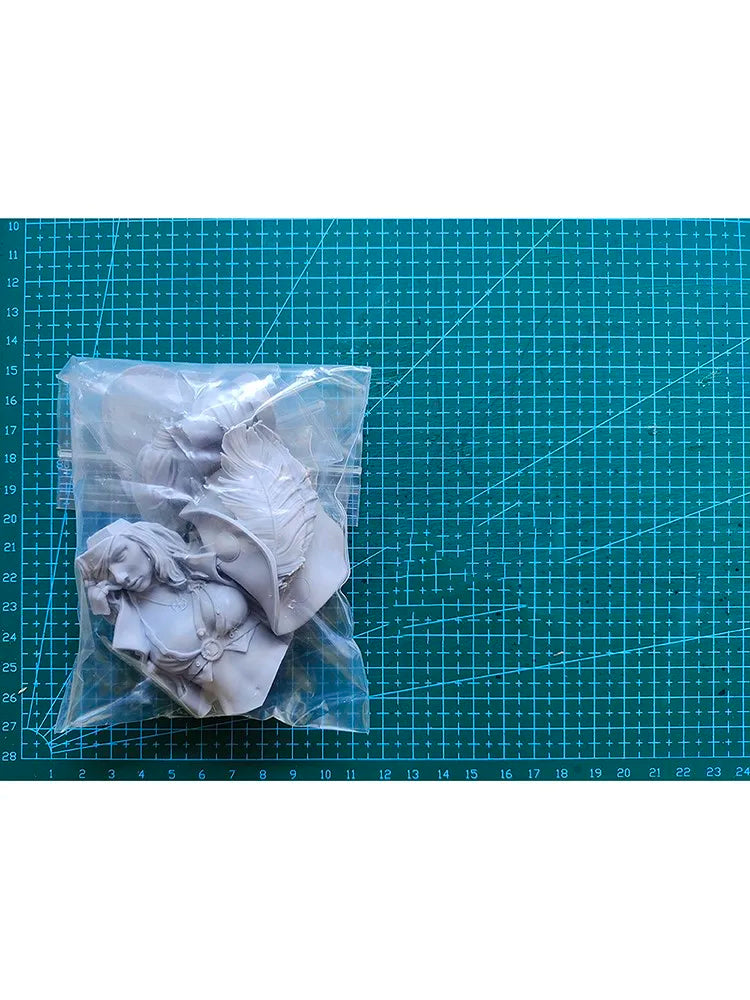 1/10 Fantasy Pirate Woman, Resin Model Bust Kit, Unassembled and Unpainted