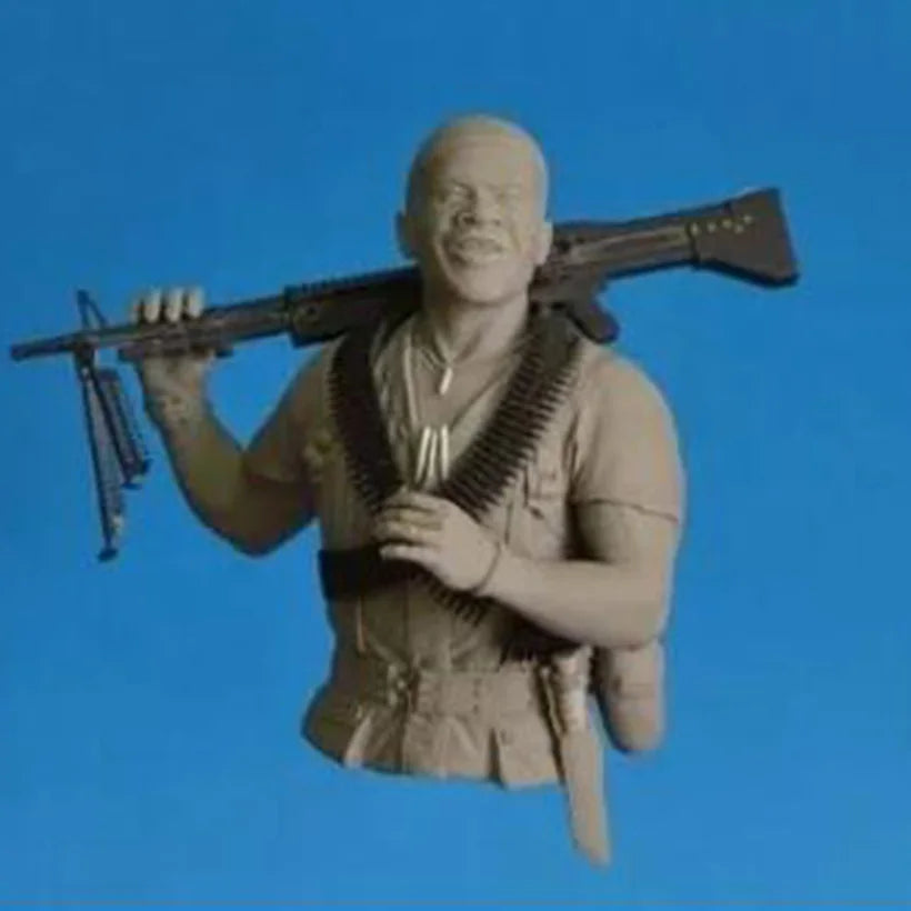 1/10 Modern Infantry with RPG, Resin Model Bust Kit, Unassembled and Unpainted