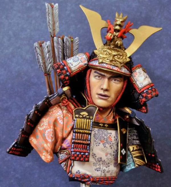 1/10 Samurai Warrior, Resin Model Figure Kit, Fantasy Theme, Unassembled and Unpainted