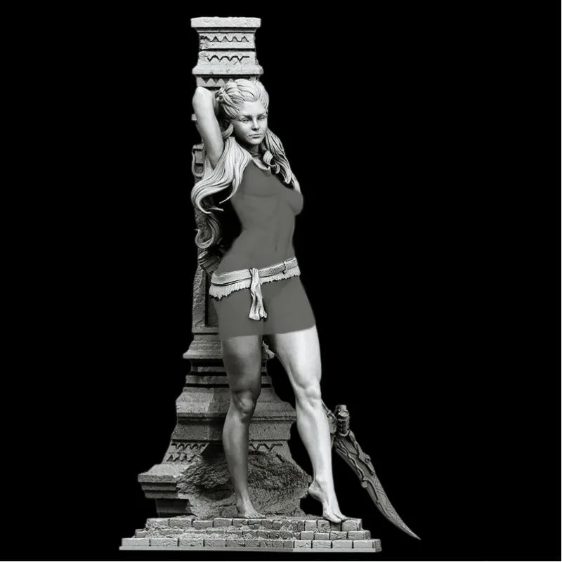 1/24 Female Huntress Warrior, Resin Model Figure Kit, Fantasy Theme, Unassembled and Unpainted