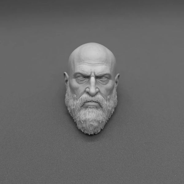 1/6 Kratos Warrior, Resin Model Bust Kit, Fantasy Theme, Unassembled and Unpainted