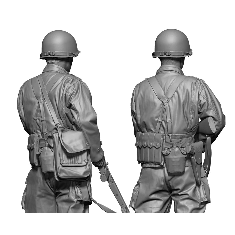 1/35 WWII US Rangers, 6 Figures, Resin Model Figure Kit, Unassembled and Unpainted