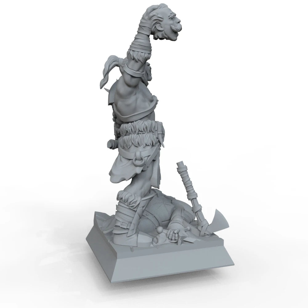 1/35 Warrior Leader, Resin Model Figure Kit, Fantasy Theme, Unassembled and Unpainted