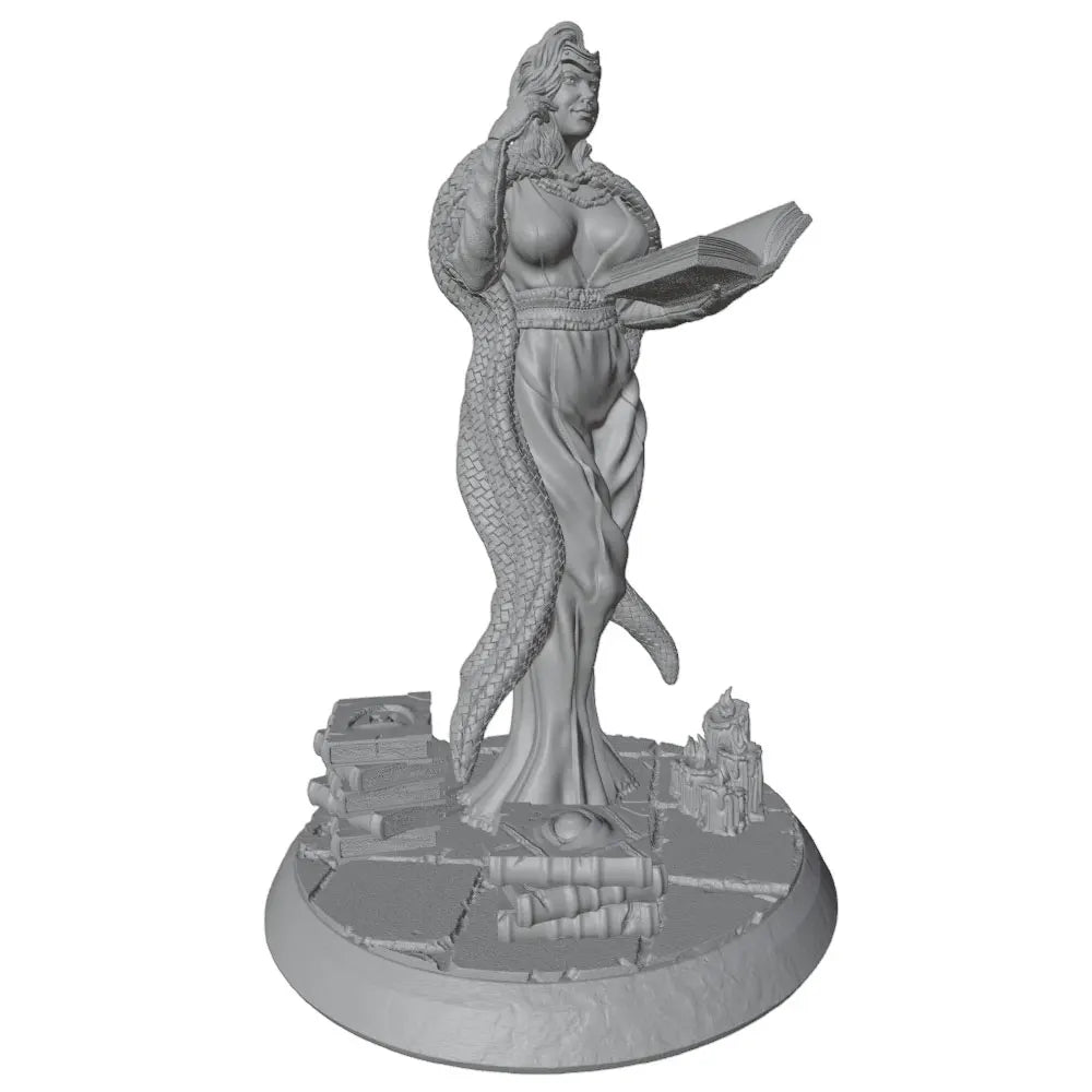 75mm Fantasy Enchantress, Resin Model Figure Kit, Unassembled and Unpainted