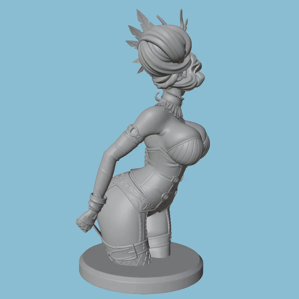 1/24 Female Fantasy, Resin Model Bust Kit, Unassembled and Unpainted