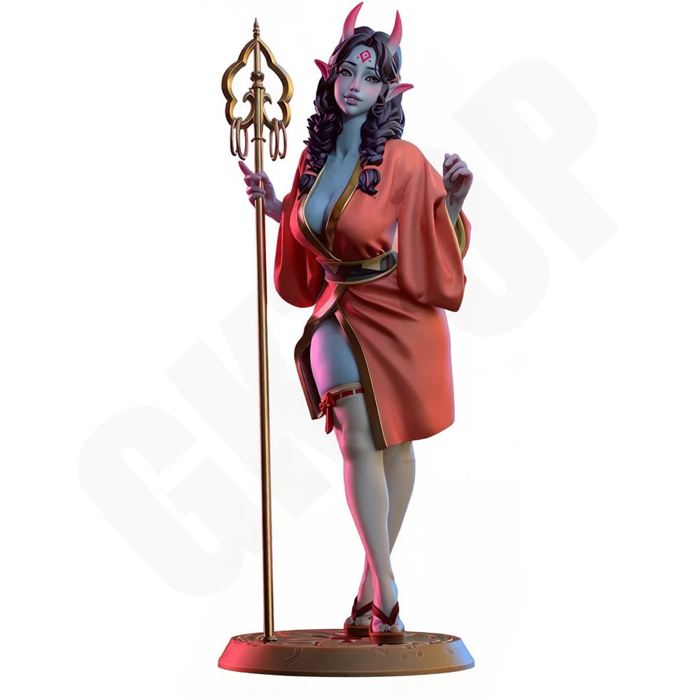 1/24 Demon Priestess, Resin Model Figure Kit, Fantasy Theme, Unassembled and Unpainted