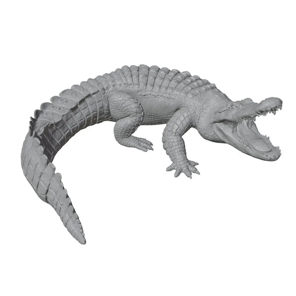 Crocodile, Resin Model Creature Kit, Wildlife Theme, Unassembled and Unpainted