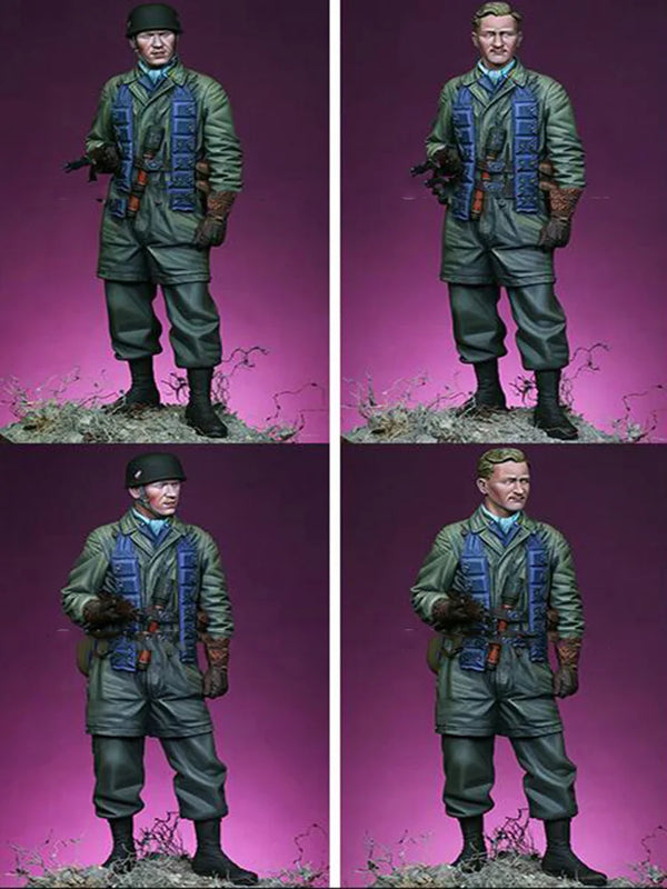 1/16 Modern Paratrooper, Resin Model Figure Kit, Military Theme, Unassembled and Unpainted