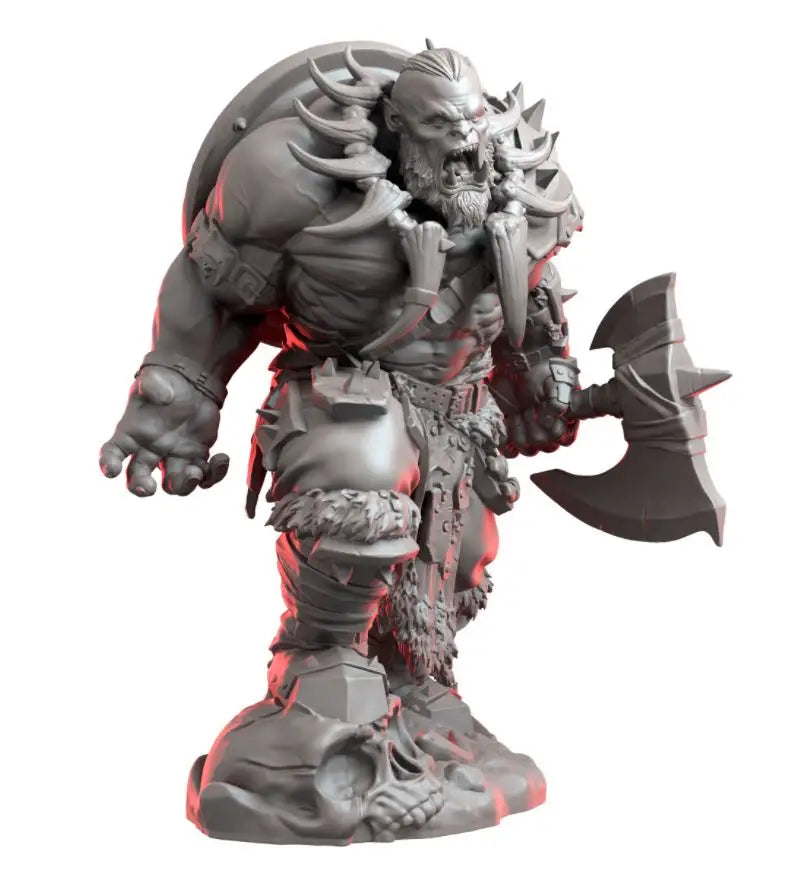 1/24 Orc Warrior with Armor, Resin Model Figure Kit, Fantasy Theme, Unassembled and Unpainted
