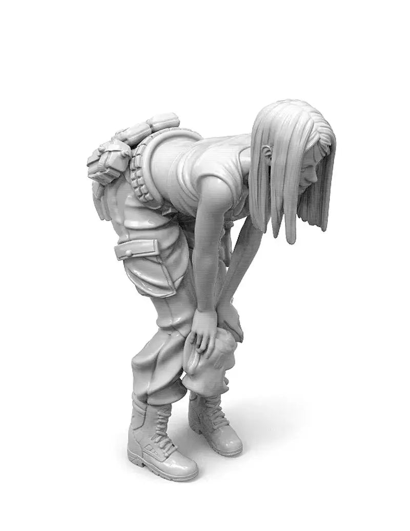 Modern Urbana Girl, Resin Model Figure Kit, Unassembled and Unpainted