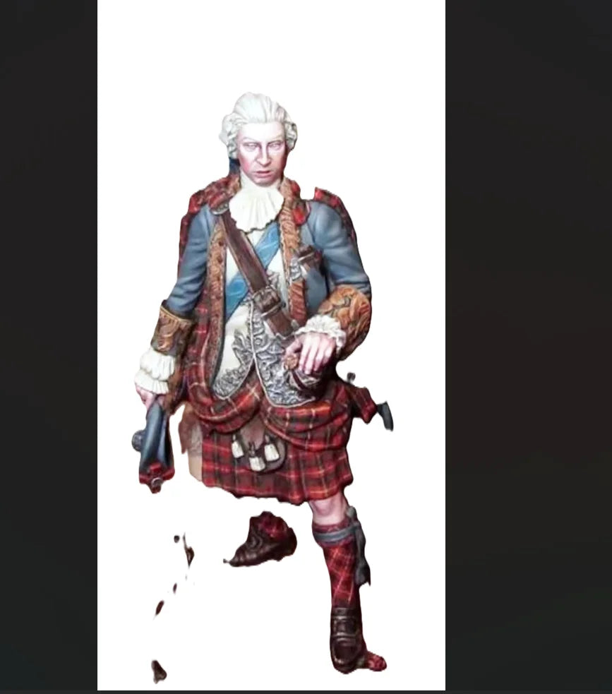 1/24 Highland Scottish Woman, Resin Model Figure Kit, Historical Theme, Unassembled and Unpainted