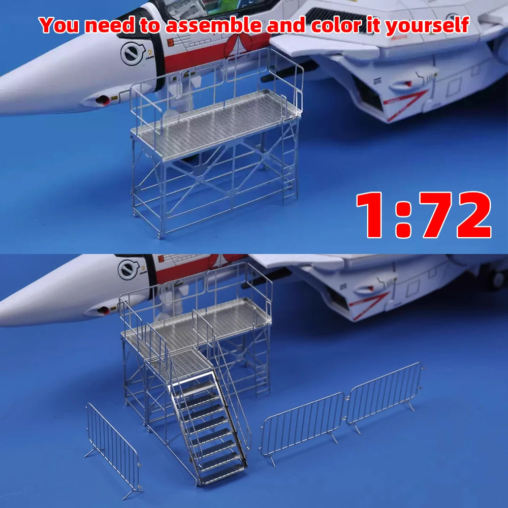 1/72 Aircraft Maintenance Platform, Resin Model Accessory Kit, Historical Theme, Unpainted