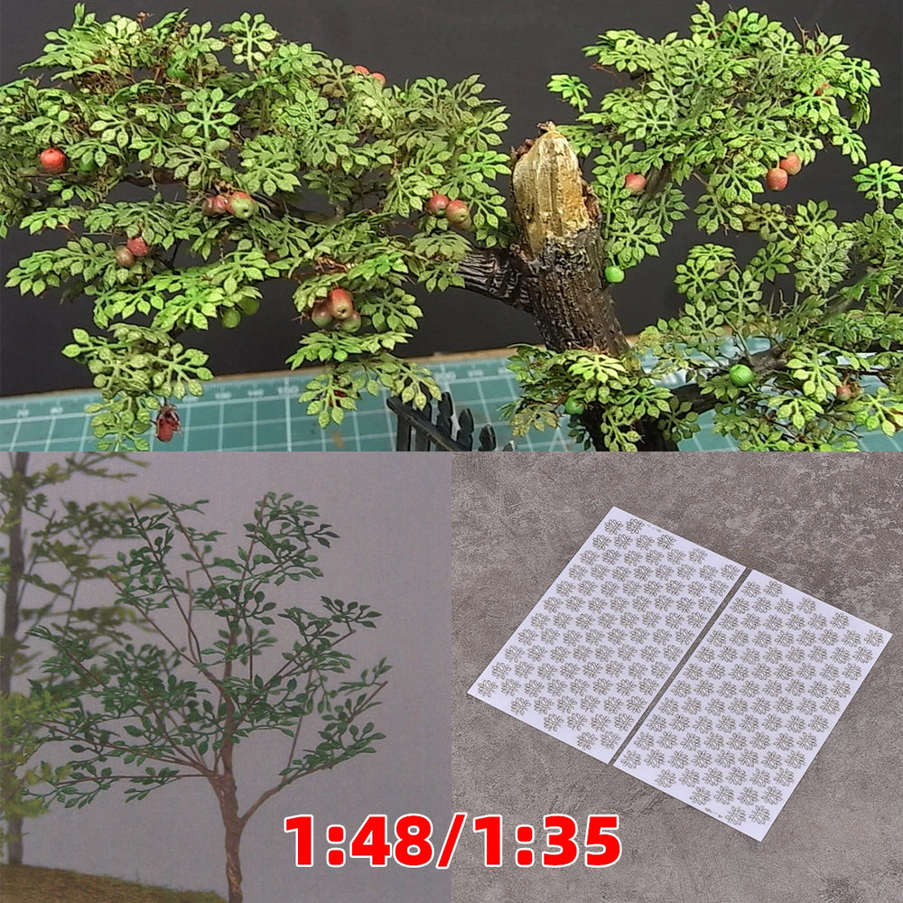 1/35 Trees & Vegetation, Resin Model Terrain Kit, Wildlife Theme, Unpainted