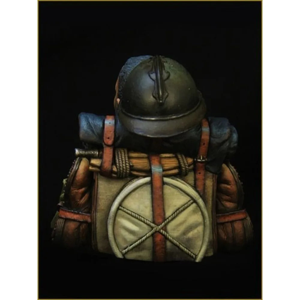 1/10 WWI French Foreign Legion Soldier, Resin Model Bust Kit, Unassembled and Unpainted