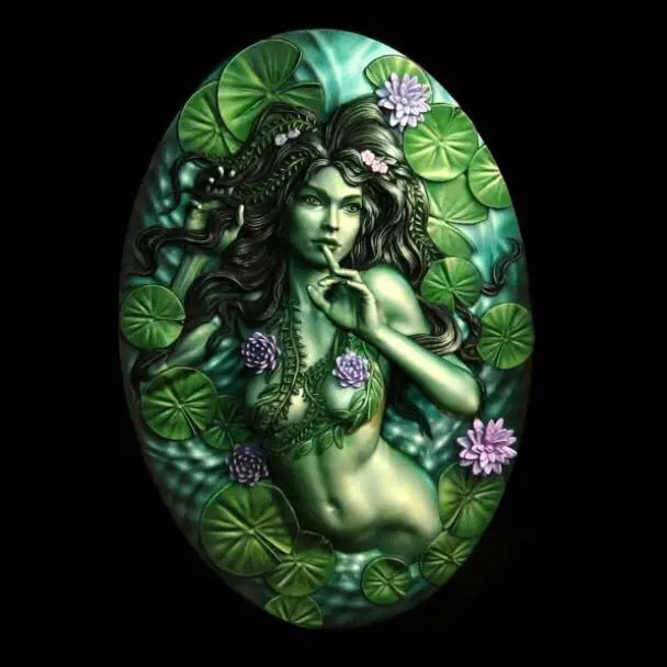 100mm Nature Spirit Nymph, Resin Model Bust Kit, Fantasy Theme, Unassembled and Unpainted