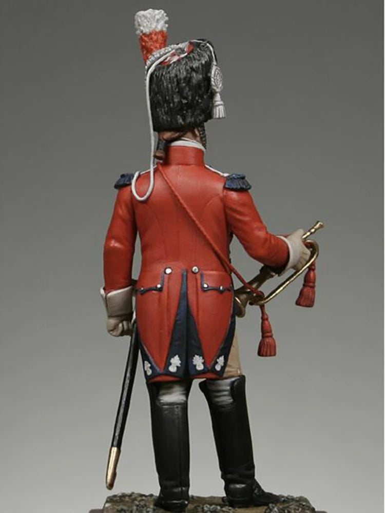1/32 Napoleonic British Officer, Resin Model Figure Kit, Unassembled and Unpainted