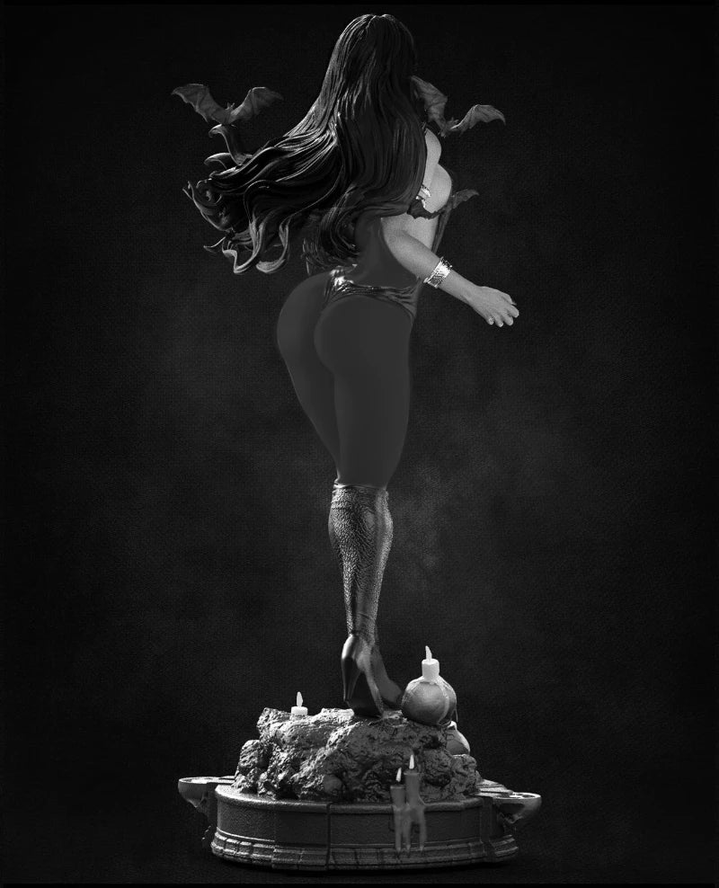 1/24 Dark Fantasy Vampire with Wings, Resin Model Figure Kit, Fantasy Theme, Unassembled and Unpainted