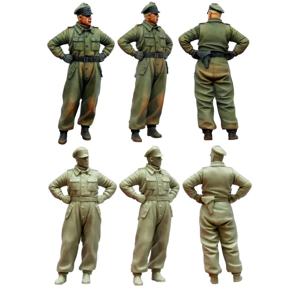 WWII Tank Commander — 1/35 Resin Figure