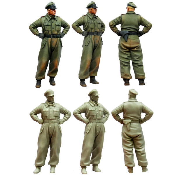 WWII Tank Commander — 1/35 Resin Figure