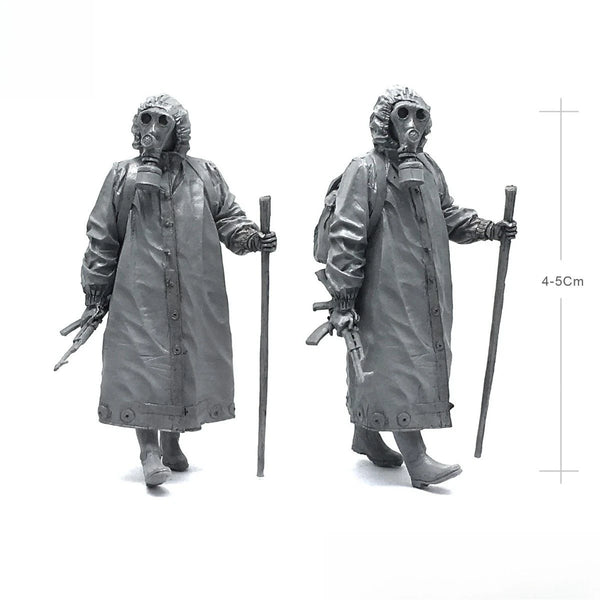 1/35 Cold War Russian Biochemical Soldier, Resin Model Figure Kit, Unassembled and Unpainted