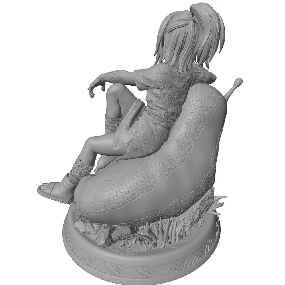 1/24 Eastern Fantasy Woman Reclining in Robes, Resin Model Figure Kit, Anime Theme, Unassembled and Unpainted