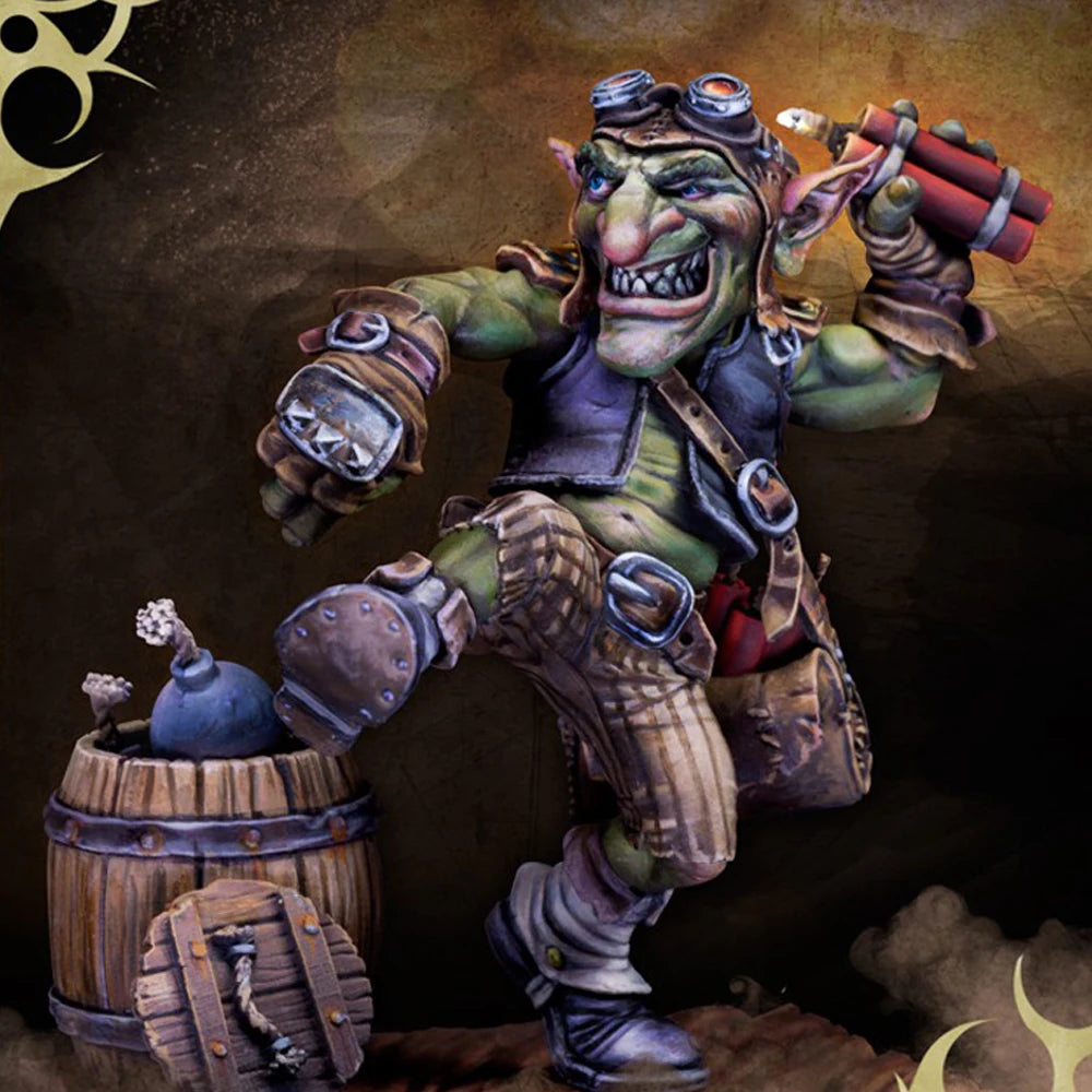 1/24 Jynz the Scoundrel, Resin Model Figure Kit, Fantasy Theme, Unassembled and Unpainted
