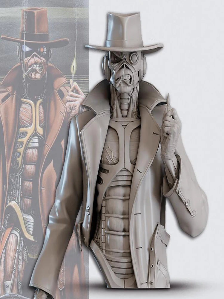1/12 Baroque Officer, Resin Model Bust Kit, Fantasy Theme, Unassembled and Unpainted
