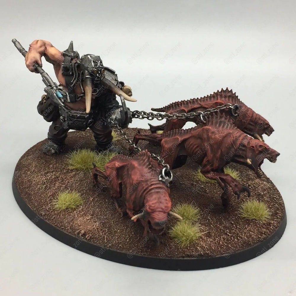 1/24 Werewolf Warrior Team, 6 Figures, Resin Model Figure Kit, Fantasy Theme, Unassembled and Unpainted