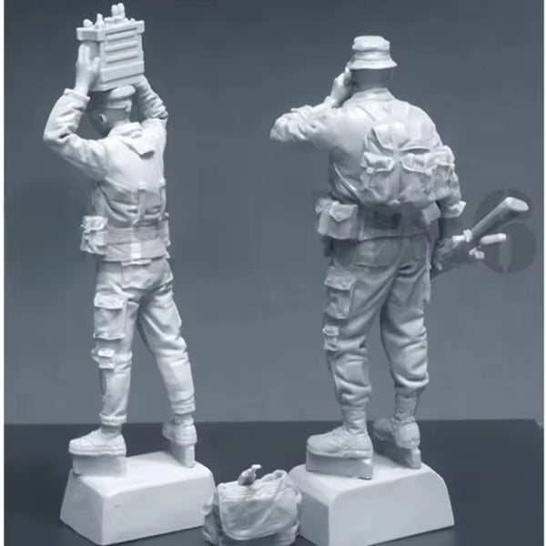 1/35 Vietnam War US Special Forces, 4 Figures, Resin Model Figure Kit, Unassembled and Unpainted