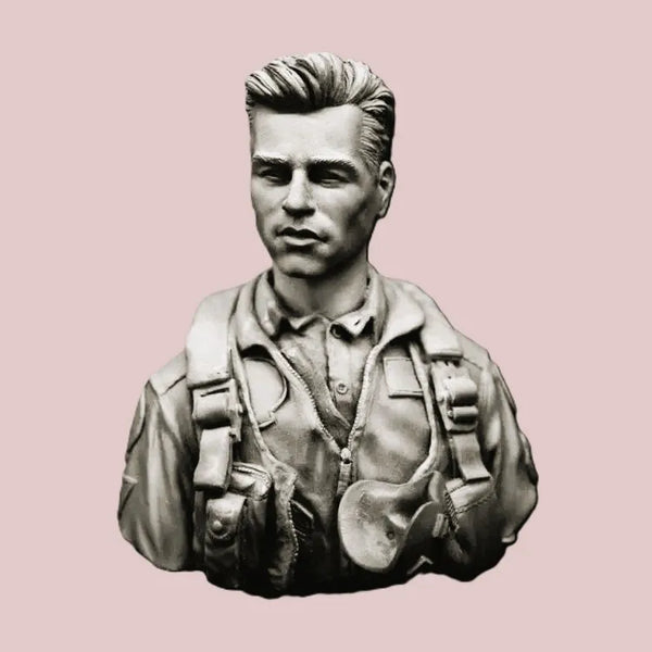 1/10 Modern Tactical Soldier with Tactical Harness, Resin Model Bust Kit, Unassembled and Unpainted