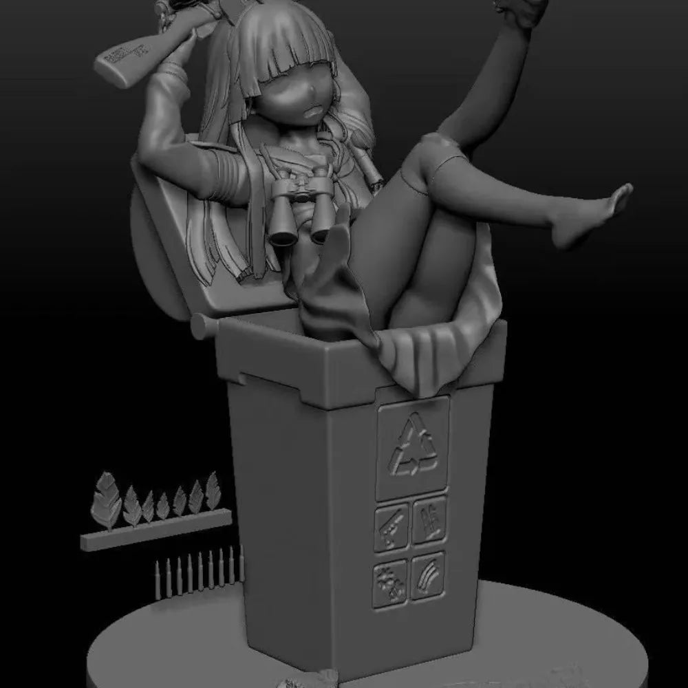 150mm Soldier, Resin Model Figure Kit, Anime Theme, Unassembled and Unpainted