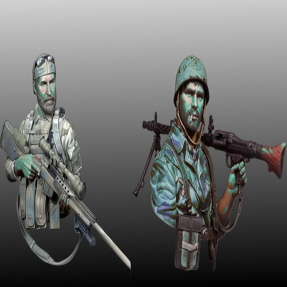 1/10 Modern Soldiers, 6 Figures, Resin Model Figure Kit, Unassembled and Unpainted