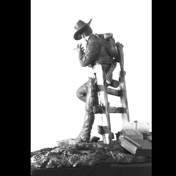 1/24 American Civil War Wild West Gunslinger, Resin Model Figure Kit, Unassembled and Unpainted