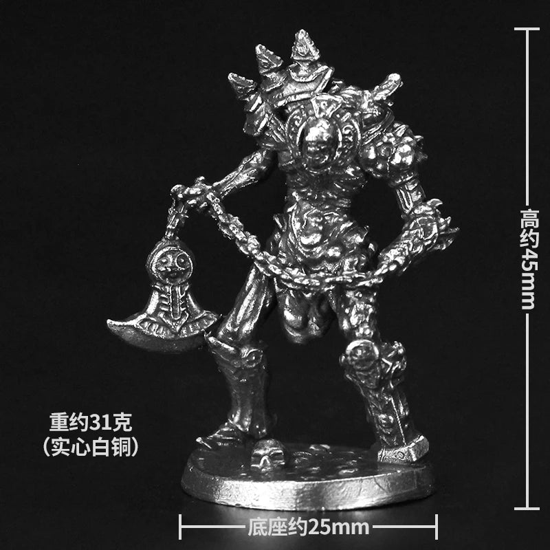 28mm Gothic Monastery Chaplain, 8 Figures, Resin Model Figure Kit, Fantasy Theme, Unassembled and Unpainted