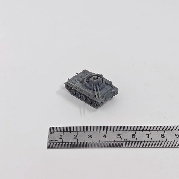 1/144 Cold War M42 Duster Self-Propelled Anti-Aircraft Gun, Resin Model Vehicle Kit, Unassembled and Unpainted