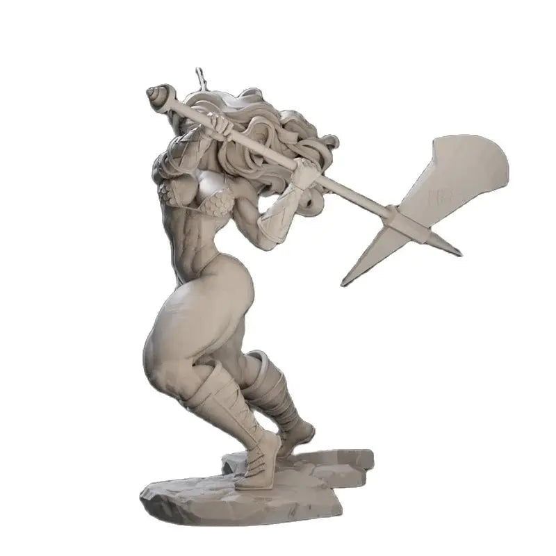 1/18 Amazon Warriors, 3 Figures, Resin Model Figure Kit, Fantasy Theme, Unassembled and Unpainted